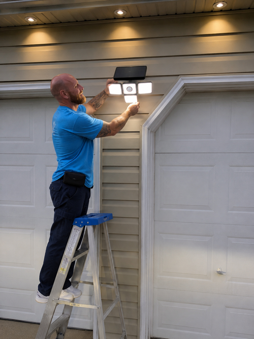 4-Head Solar Security Light