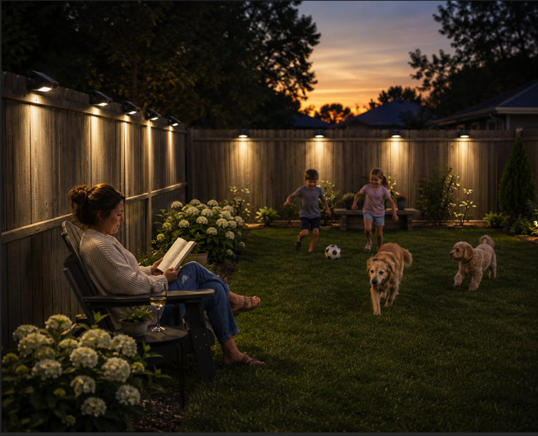 Clip-On Solar Motion Light, Pack of 4
