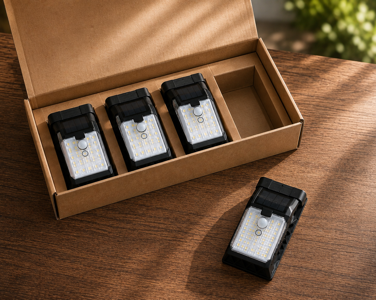 Clip-On Solar Motion Light, Pack of 4