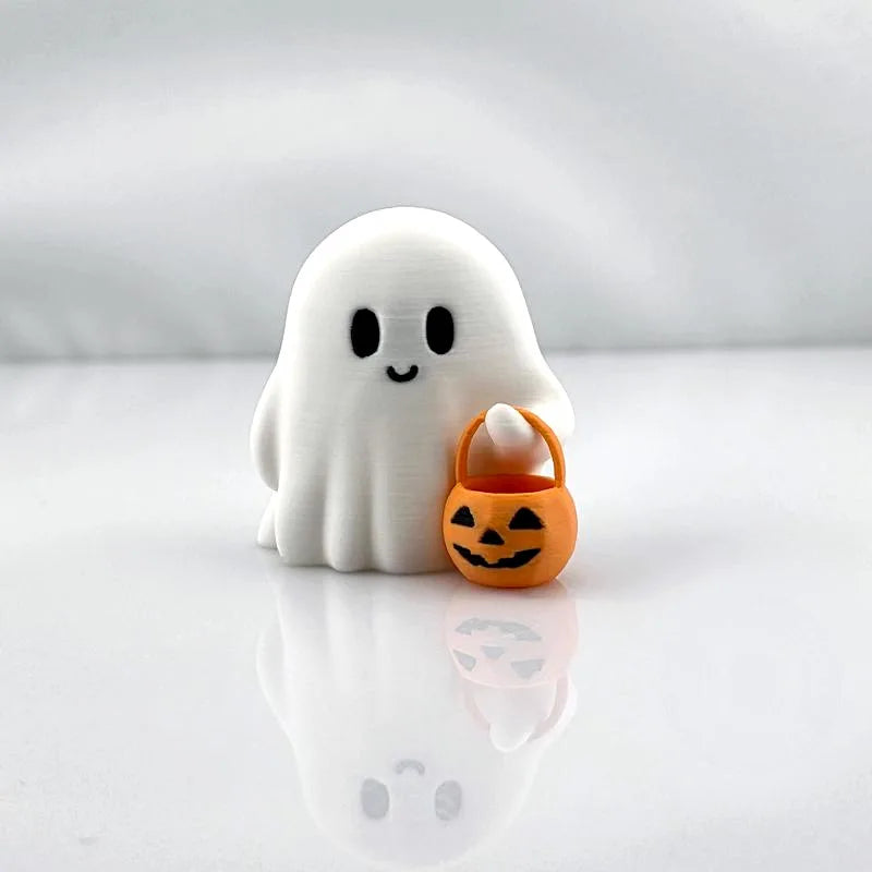 🎃 The Cutest Little Ghost You'll Ever Own — Anime Halloween Pumpkin Statue
