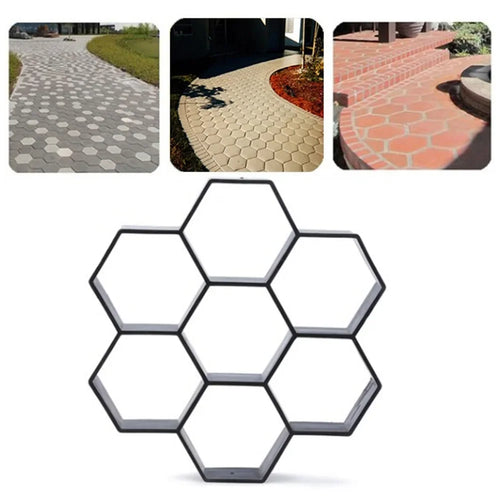 DIY Concrete Paver Mold — Garden Pathway Stone Kit