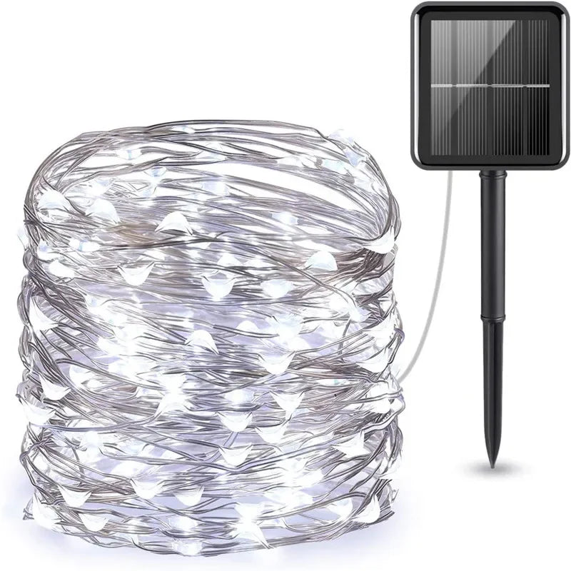 LED Solar Light Outdoor Garden Fairy String Light Led Twinkle Waterproof / for Christmas Patio Tree Party 6m/12m/23m/33m