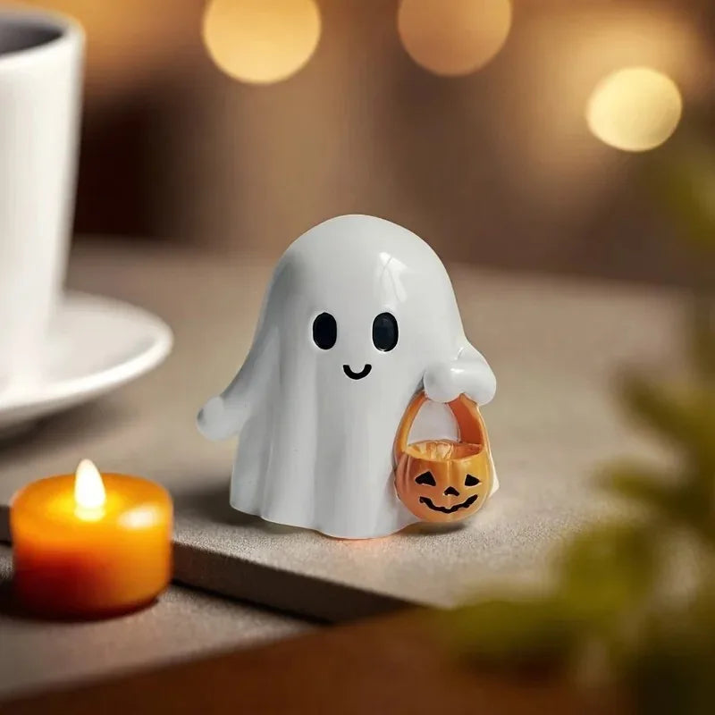 🎃 The Cutest Little Ghost You'll Ever Own — Anime Halloween Pumpkin Statue