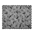 Hauntingly Beautiful Halloween Tablecloth — Bat & Skull Lace
