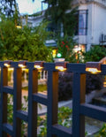 Solar LED Lights Deck Stairs- Waterproof Solar Step Lamp Patio Garden Decor