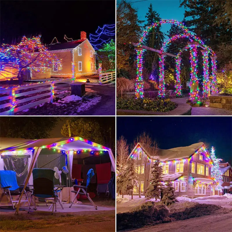 LED Solar Light Outdoor Garden Fairy String Light Led Twinkle Waterproof / for Christmas Patio Tree Party 6m/12m/23m/33m