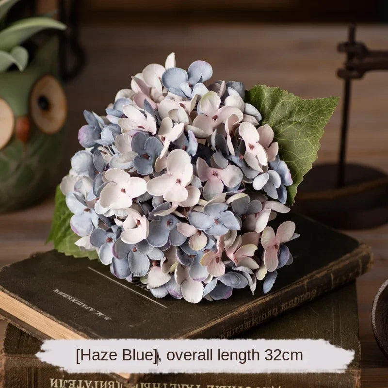 Luxury Silk Hydrangea Stem — Elegant Artificial Flower for Weddings & Home Decor