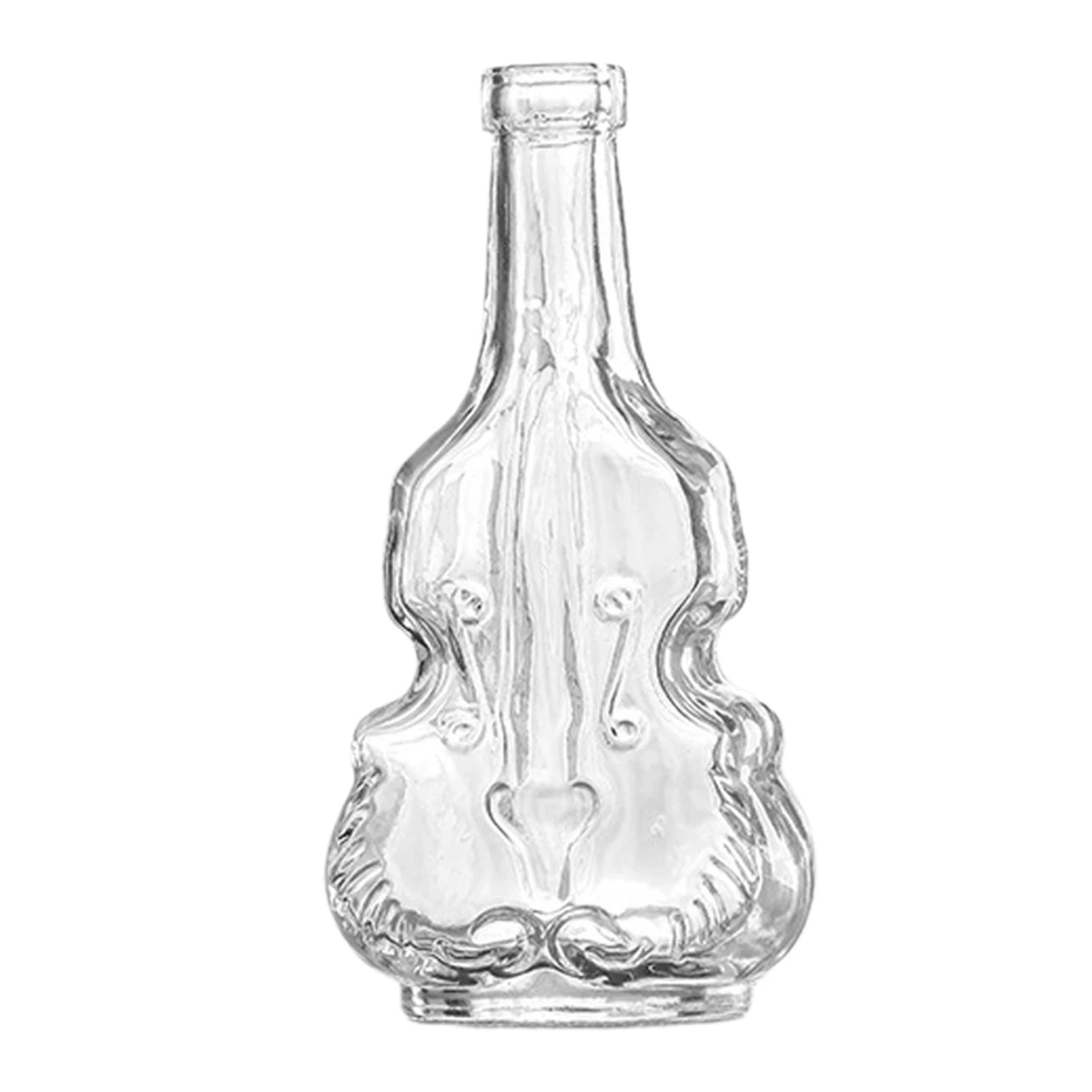 Vintage Embossed Glass Vase — Wide Mouth Hydroponic Flower & Home Decor