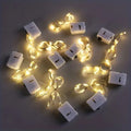 Mini Fairy Lights, 10 pack, waterproof, Copper With 3 Speed Modes for Christmas Decorations and Outdoor Use Battery Powered