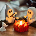 Ghost Campfire Halloween Decor Set | Spooky Outdoor & Indoor Scene