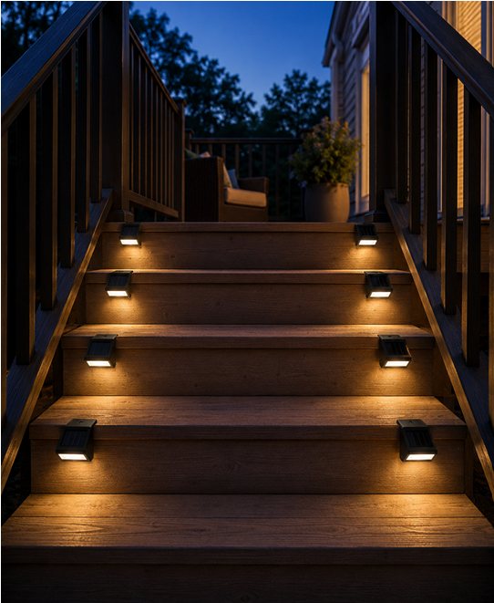 Clip-On Solar Motion Light, Pack of 4