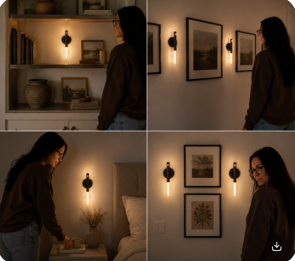 The Aura Smart Sconce | Multi-Room Home Set