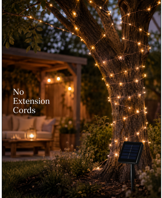 🌟 SolarGlow™ Outdoor Fairy String Lights