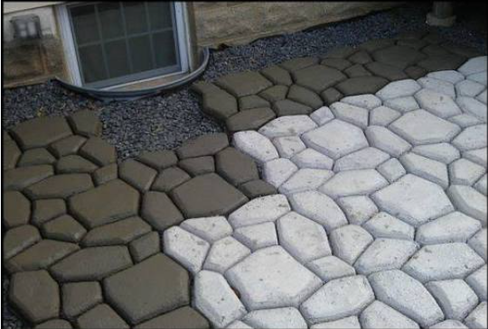 DIY Concrete Paver Mold — Garden Pathway Stone Kit