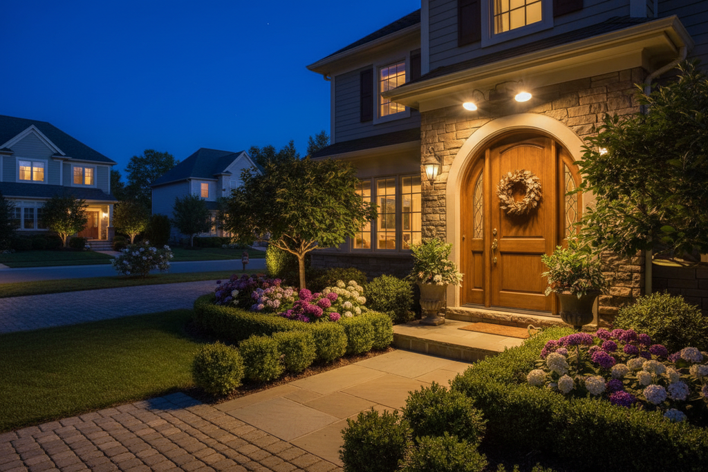 Solar Light — Entryway Night
