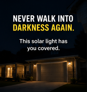 4-Head Solar Motion Sensor Light — 120 LED, IP65 Waterproof